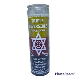 Reversible triple action 7 days candle/ vela triple acción reversible 7 dias